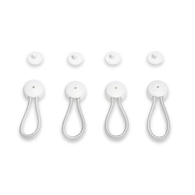 Stayput Fasteners 6 5/8'' Standard Size White Bungee Shock Cord & Fastener for...