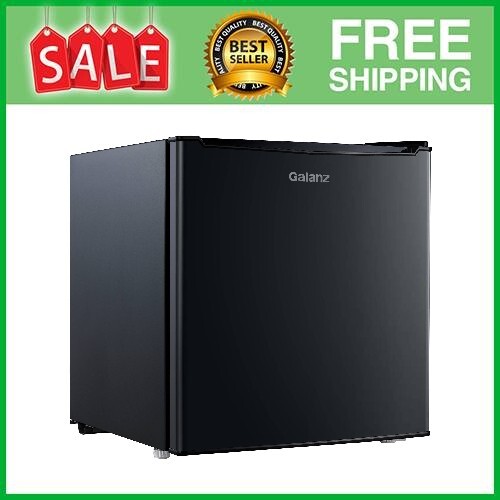 Galanz 1.7 Cu Ft Single Door Mini Fridge GL17BK, Black