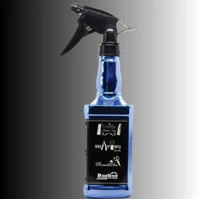 Uinfhyknd 500ml Hairdresser Bottle Barber Hair Tools, Cutting Water Sprayer BLUE
