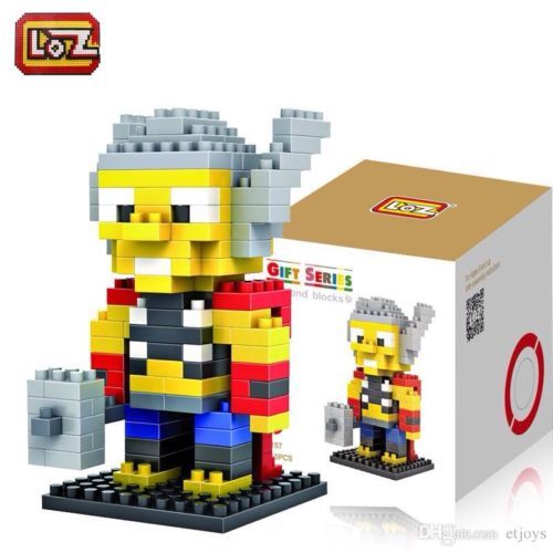 Thor LOZ piezas y piezas de juguetes de construcción