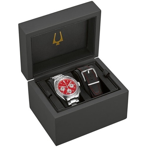 Pre-owned Bulova Lunar Pilot 96k115 Cronógrafo 5bar Free Shipping