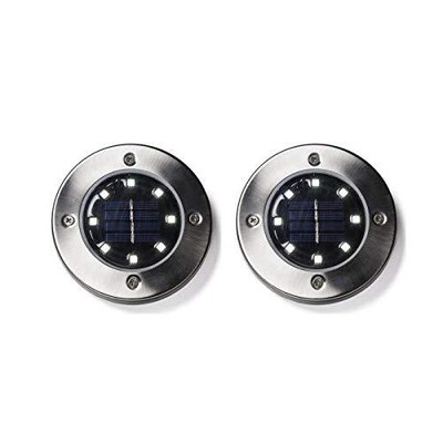 2 Pack Led Solar Path Lights Outdoor Waterproof Gard