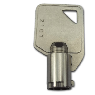 Heavy Duty AC Barrel Tamper Proof Switch Key for Hubbell 2101 lock 2101-RKL 