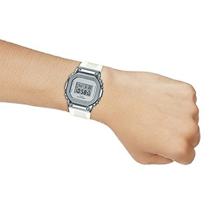 Pre-owned Casio G-shock For Women Digital White Dial Women's Watch Gm-s5600sk-7dr(g1104)