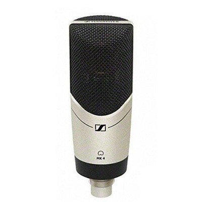 Sennheiser MK4 Set Cardioid Condenser Large Diaphragm Microphone With MKS4 Shock