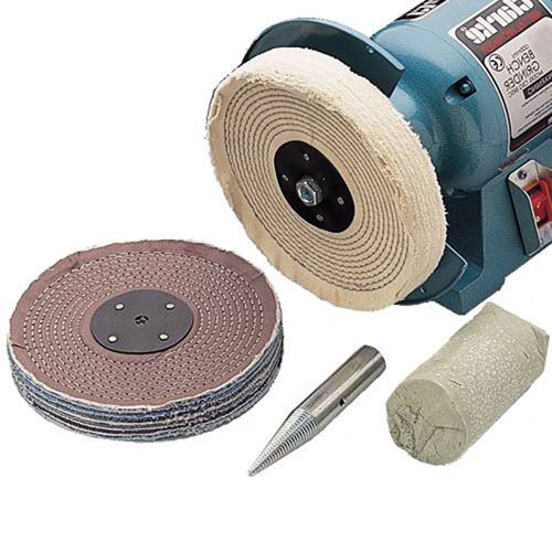 Clarke Cbk150c 6 Polishing Kit 12 7mm Dia Spindle For Bench