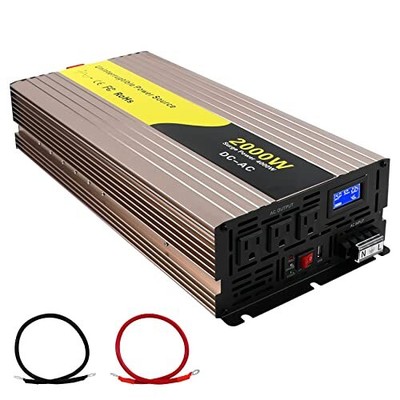 Primary Sump Pump Backup System, LCD Display, Auto Switches for 2000W