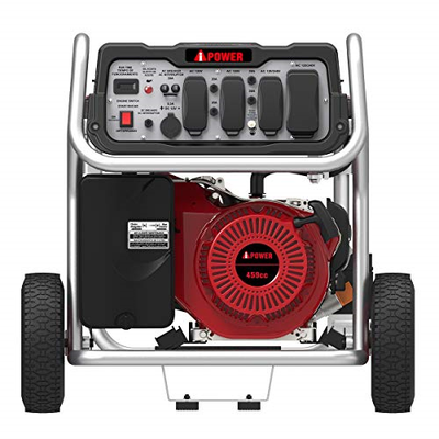 A-iPower SUA12000E 12,000-Watt Portable Generator Gas Powered Electric Start,