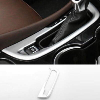 For Buick Envision 2016-2020 Silver Style Central Console Gear Shift Frame Trim