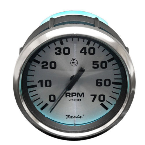 Faria Euro 4 Calibre, 6000RPM Tacómetro, Gas, Interior y de e/S