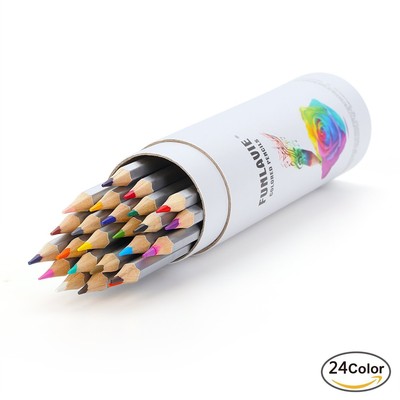 Colored Pencils 24 Coloring Pencils Premium Art Drawing Pencil
