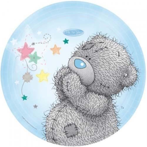 Me To You Tatty Teddy 50. Geburtstag Bär – Grau, Mit Ballon & Sockel, 15 Cm