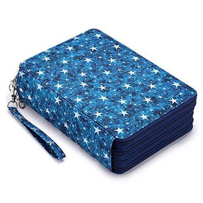 BTSKY Colored Pencil Case- 200 Slots Pencil Holder Pen Bag Large Capacity Pencil
