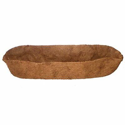 Source Skill Coconut Arts Growers Select Forge Trough Shaped Coco Liner, 48-Inch