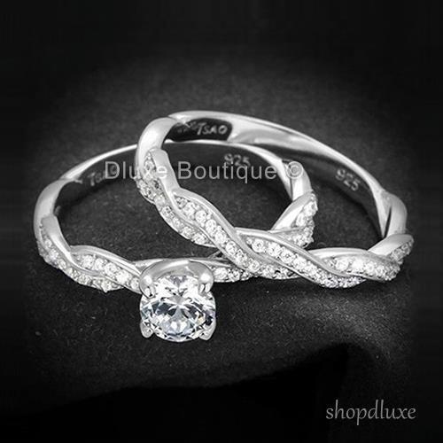 1.75 Ct Round Cut Aaa Cz .925 Sterling Silver Women