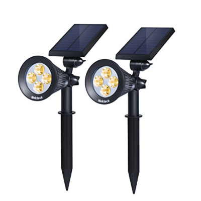 Nekteck solar powered garden cheap spotlight