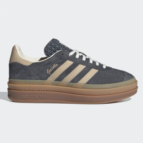 Женские кроссовки Adidas Gazelle Bold серого цвета/Magic Biege - IE0428 Expeditedship