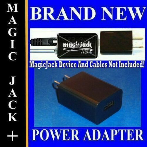 POWER ADAPTER 4 MAGIC JACK PLUS NEW USB AC Wall Charger 5 Volts 1000 mA