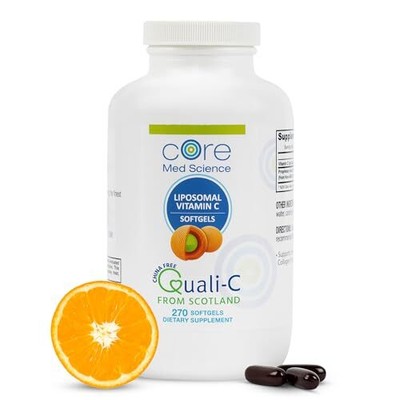 Liposomal Vitamin C 1000mg by Core Med Science, 270 Softgels. HOT