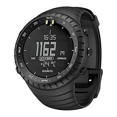 Pre-owned Suunto Core All Black Ss014279010 Military Men's Watch Outdoor Sports Camping
