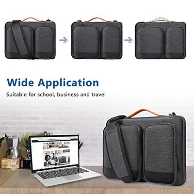 15.6-16 inch Laptop Case Sleeve Waterproof Shock-Resistant Lightweight Should...