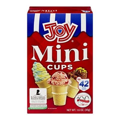 Mini Cups Miniature Ice Cream Cones For Kids, Desserts, Cupcake Cones, Cake P...