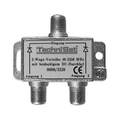Technisat 2-Wege Verteiler 2x DC-Anschluss Sat/Installation