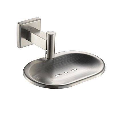 UPC 533700674450 product image for Angle Simple Gb7906b Bathroom Stainless Steel Soap Dish Holder, Brushed Steel | upcitemdb.com