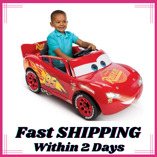 S 3 Lightning Mcqueen Battery-powered Ride On For Ages 3+year