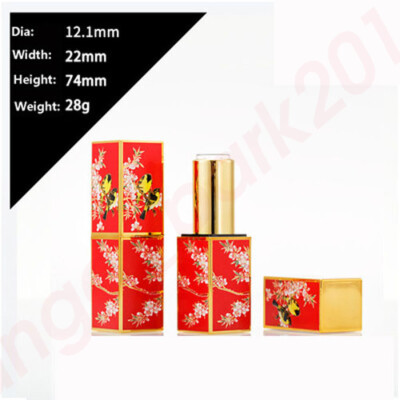 Wholesale multicolor DIY Empty Lipstick Tube Lip Balm Lipstick Container Square