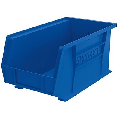  30240 AkroBins Plastic Storage Bins, Space-Saving Stackable Blue Containers