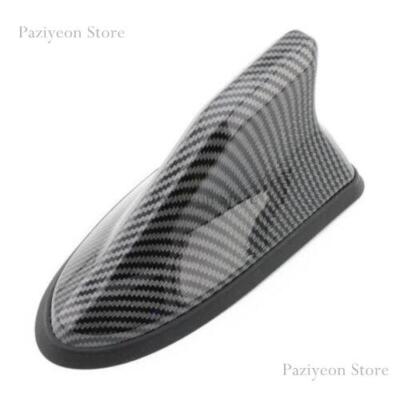 Universal Car Auto Shark Fin Roof Antenna Radio AM/FM Signal Aerial Carbon Fiber
