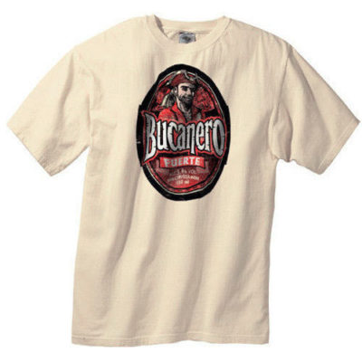 New BUCANERO Fuerte Cuban Beer CERVEZA Shirt Holguin Cuba T-Shirt 100% Cotton