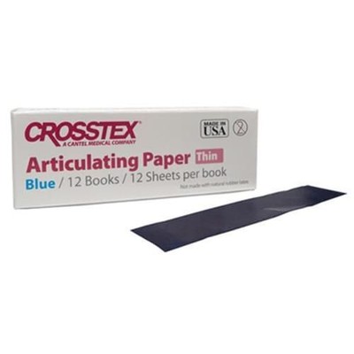144 SHEETS Crosstex Dental Articulating Paper Blue Red 32;38;63;71;79 Microns