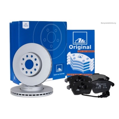 ATE Bremsscheiben + Bremsbeläge vorne für RENAULT TWINGO DACIA SANDERO LOGAN