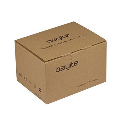 bayite Temperature Controller BTC201 10A Dual Pre-Wired Digital Outlet Thermo...