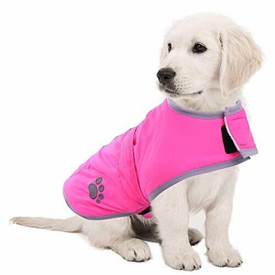 Abrigo de Invierno para Perro con Forro Polar c/álido Pethiy Chaqueta Impermeable para Perro Ropa para Perro al Aire Libre con Bandas Ajustables para Perros medianos y Grandes