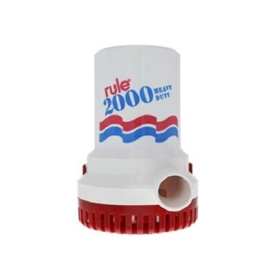 Rule 10-6UL UL LISTED 2000 GPH Midrange Heavy Duty Bilge Pump Boat Marine New