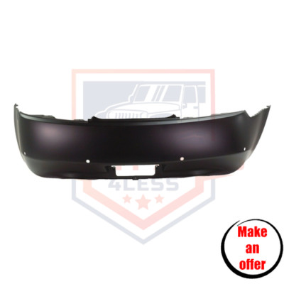 Rear Primed Bumper Cover w/OS and PAS Holes for 2010-2015 Infiniti G37/Q60 Coupe