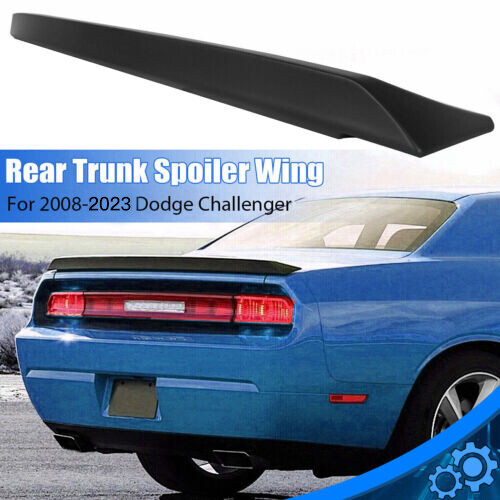 Для Dodge Challenger 2DR 2008-2023 Задний спойлер крыла багажника в стиле SRT Матово-черный
