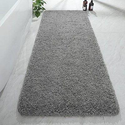 AROGAN 24x60 Inch Long Bathroom Runner Rug, Luxury Thick Soft and Absorbent M...