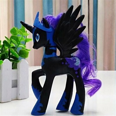14cm My Little Pony Brushable NIGHTMARE MOON Princess PVC Model Toy Kids Gift US