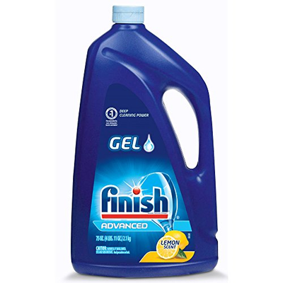 Detergent Gel Liquid, Lemon Scent, 75oz