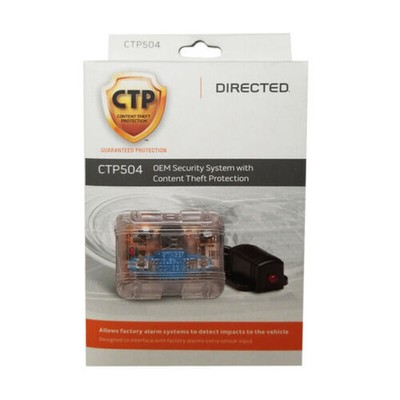 Directed CTP504 Factory Alarm Connection and System Security Theft Protection