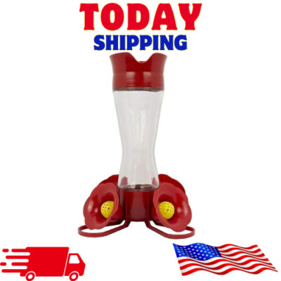 Perky-Pet 8 oz Pinch Waist Glass Hummingbird Feeder