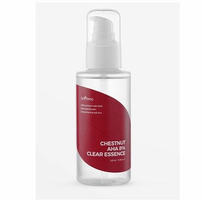 Isntree  CHESTNUT AHA 8% Clear Essence 100ml Normal & Dry Skin Exfoliant exp9/24