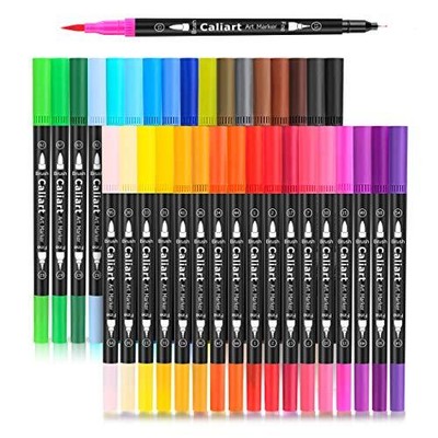 Artist Fine & Brush Pen Coloring Markers...