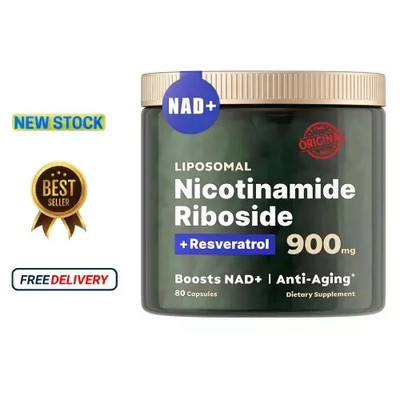 Supplement Liposomal Nicotinamide Riboside Resveratrol Quercetin Organic NAD+NEW