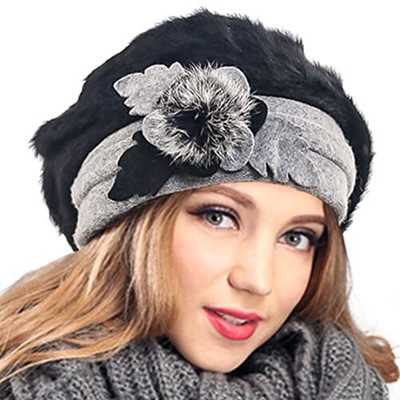 Felt Cloche Beret Dress Winter Beanie Hats...