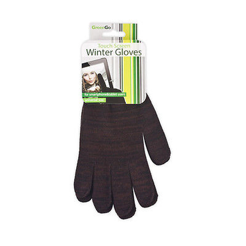 GUANTI TOUCHSCREEN GLOVES MARRONI APPLE IPHONE 5 4 4S i9100 NOTE i9300 TABLET